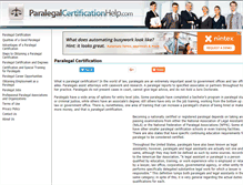 Tablet Screenshot of paralegalcertificationhelp.com